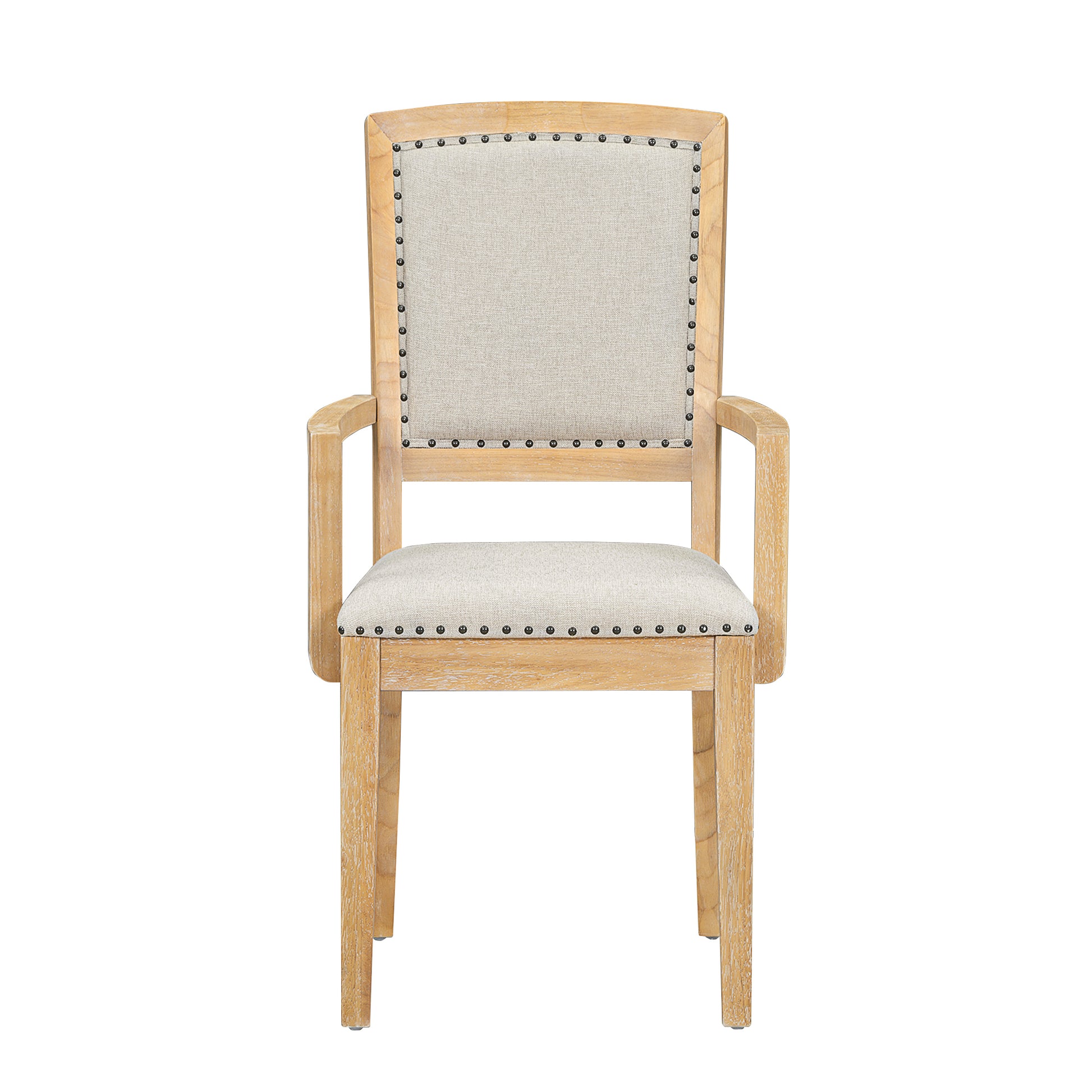 Rustic Extendable 84Inch Dining Table Set With 24Inch Removable Leaf6 Upholstered Armless Dining Chairs And 2 Padded Arm Chairs, 9 Pieces, Natural Wood Dining Room Extendable Rubberwood Rectangular Dining Table With Chair Upholstered Chair Wood Natural