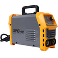 110 220V Mma Welder, 160A Stick Arc Welding Machine Igbt Inverter Digital Display Lcd Hot Start Welder With Electrode Holder, Work Clamp, Input Power Adapter Cable Dual Voltage Dc Yellow Grey Abs Steel Q235