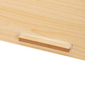 Wooden Hamster Cage Small Animals House, Acrylic Hutch For Dwarf Hamster, Guinea Pig, Chinchilla, Opening Top With Air Vents Natural Mdf