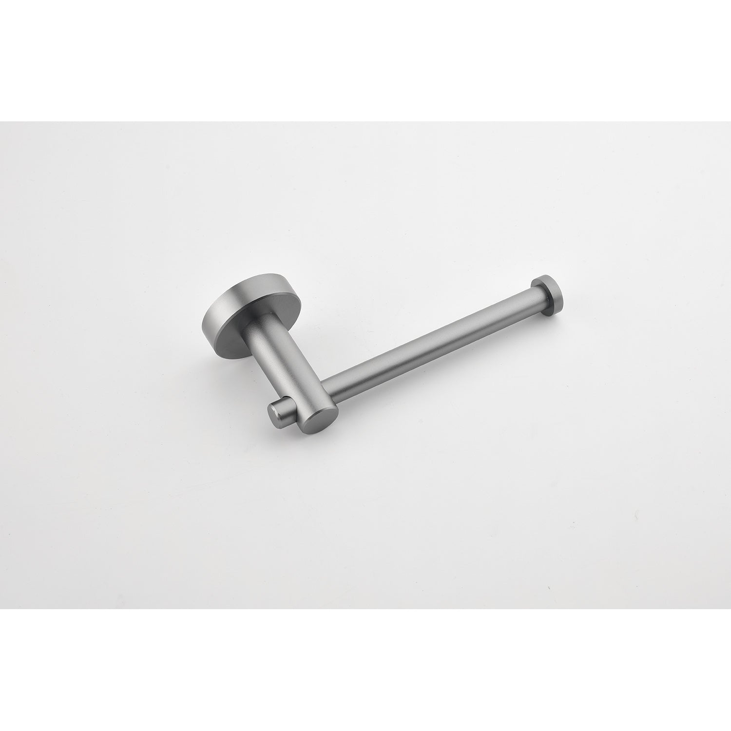 6 Piece Bathroom Towel Rack Set Wall Mount Gunmetal Black Aluminium