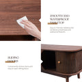 Rattan Tv Stand For Tvs Up To 75'', Modern Farmhouse Media Console, Entertainment Center With Solid Wood Legs, Tv Cabinet For Living Room,Home Theatre Natural Wood Brown Primary Living Space 60 69 Inches Solid Wood Mdf
