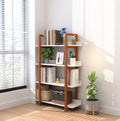 Solid Wood Bookshelf,The Four Layer Multifunctional Open Shelf Can Also Be Used As A Bookshelf Or Plant Rackbookshelf Or Plant Rack Natural Wood