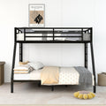 Metal Twin Xl Over Queen Bunk Bed For Teens And Adults,Space Saving Noise Reduced No Box Spring Needed, Old Sku W1307S00013 Expect Arrive Date 2024 3 24 Twin Xl Black Metal