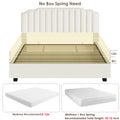Lift Up Velvet Beige Queen Size Bed Box Spring Not Required Queen Beige Wood Light Brown Bedroom American Design Poplar Slat Beds Foam Velvet Upholstered