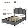 Lift Up Double Size Bed Gray Velvet Box Spring Not Required Full Gray Wood Light Brown Bedroom American Design Poplar Slat Beds Metal & Wood Velvet Upholstered