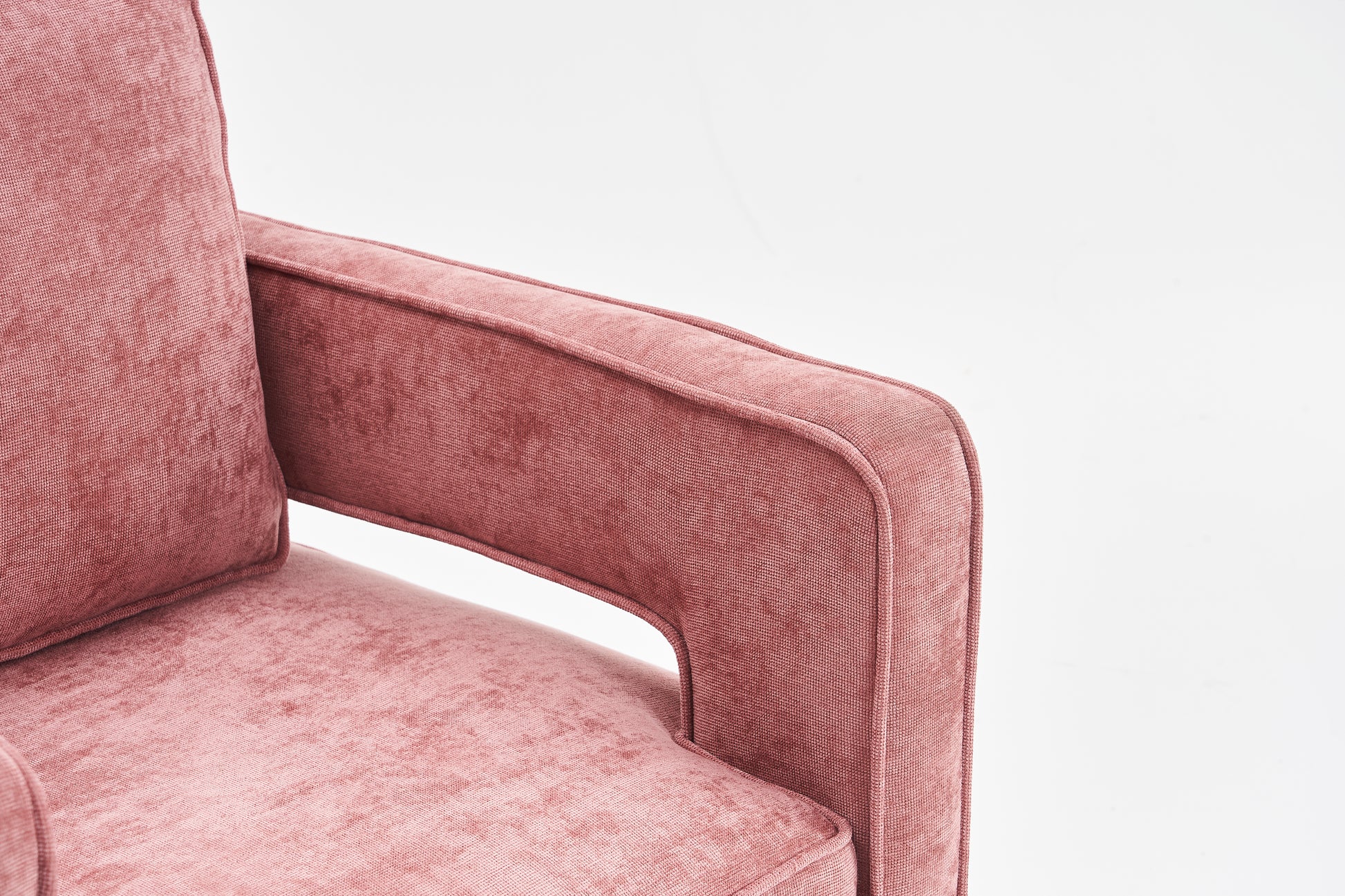 Swivel Barrel Chair For Living Room,360 Degree Swivel Club Modern Accent Single Sofa Chair, Small Leisure Arm Chair For Nursery, Hotel, Bedroom, Office Pink Primary Living Space Modern Linen