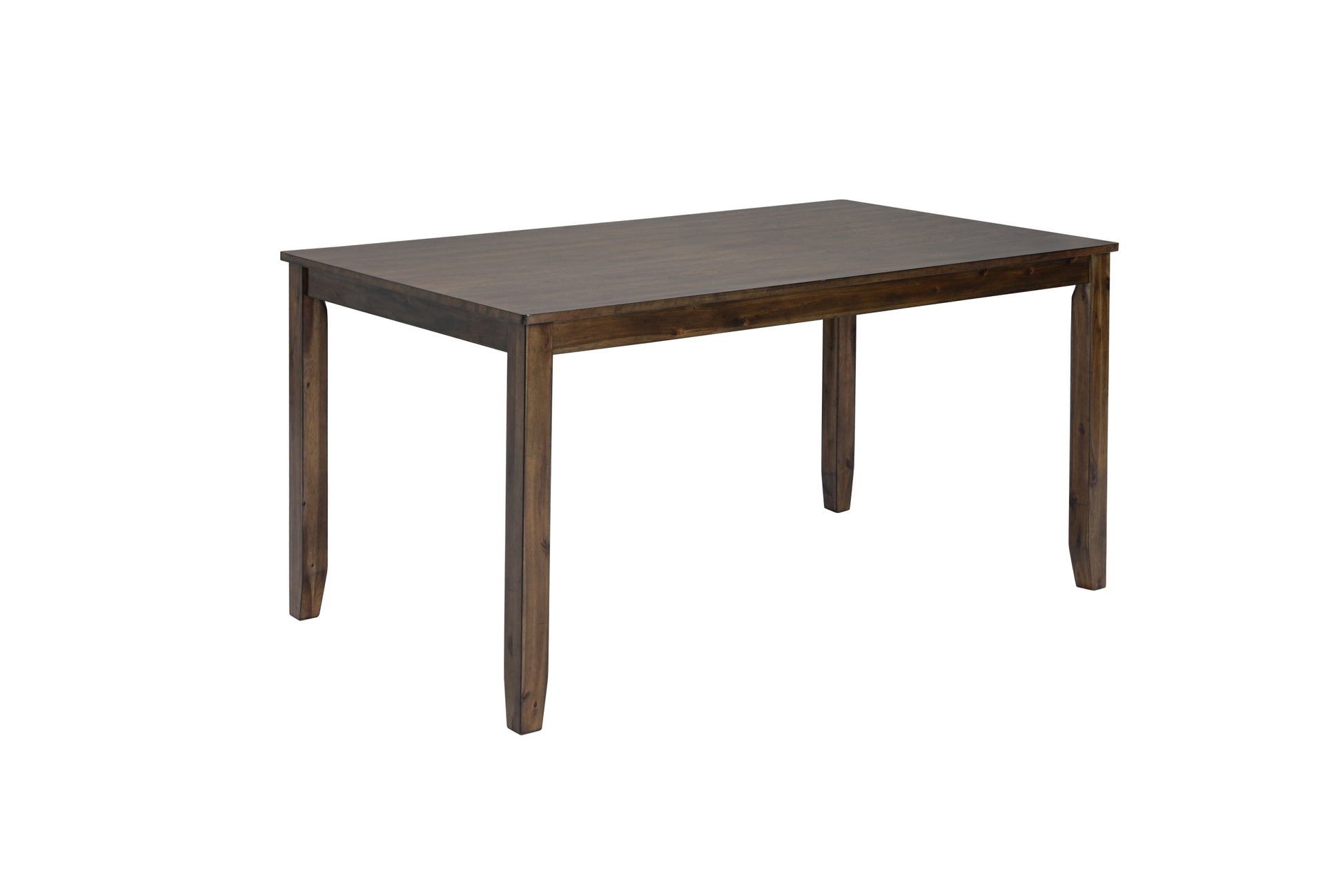 Wooden Dining Rectangular Table, Kitchen Table For Small Space, 4 Person Dining Table, Walnutonly The Table Walnut Seats 4 Gray Dining Room Acacia Rectangular Acacia Wood