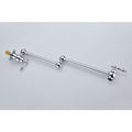 Wall Mount Folding Kitchen Pot Filler Faucet Chrome Brass