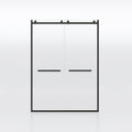 Semi Frameless Double Sliding Glass Shower Doors, 60