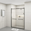 Semi Frameless Double Sliding Glass Shower Doors, 60