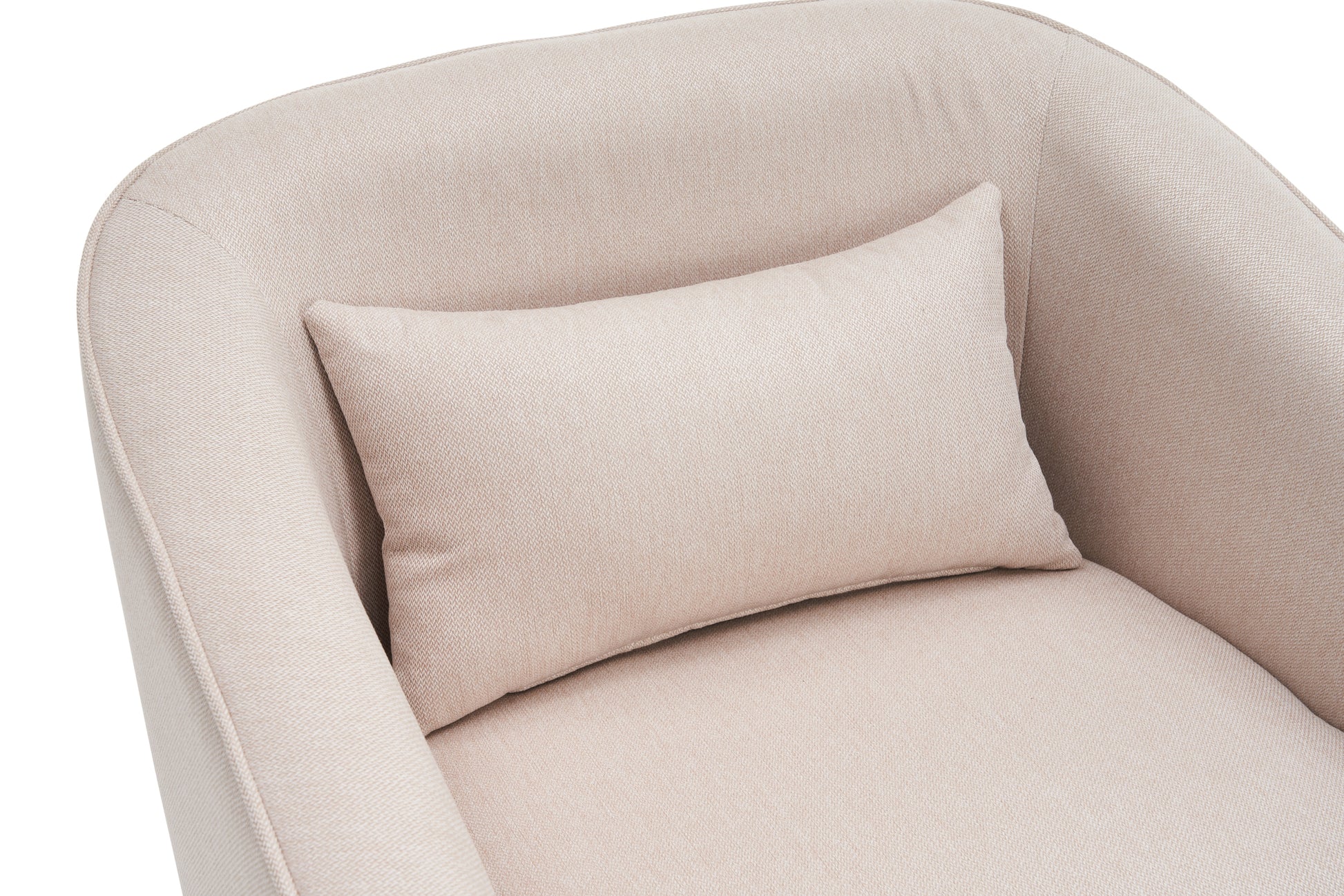 Swivel Barrel Chair With Ottoman, Swivel Accent Chairs Armchair For Living Room, Reading Chairs For Bedroom Comfy, Round Barrel Chairs With Black Metal Base Beige Beige Primary Living Space Modern Linen