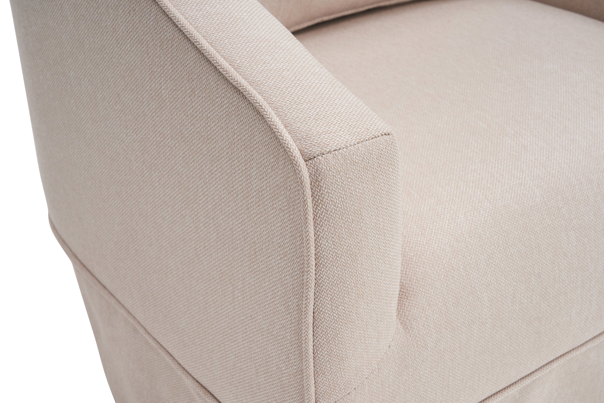 Swivel Barrel Chair With Ottoman, Swivel Accent Chairs Armchair For Living Room, Reading Chairs For Bedroom Comfy, Round Barrel Chairs With Black Metal Base Beige Beige Primary Living Space Modern Linen