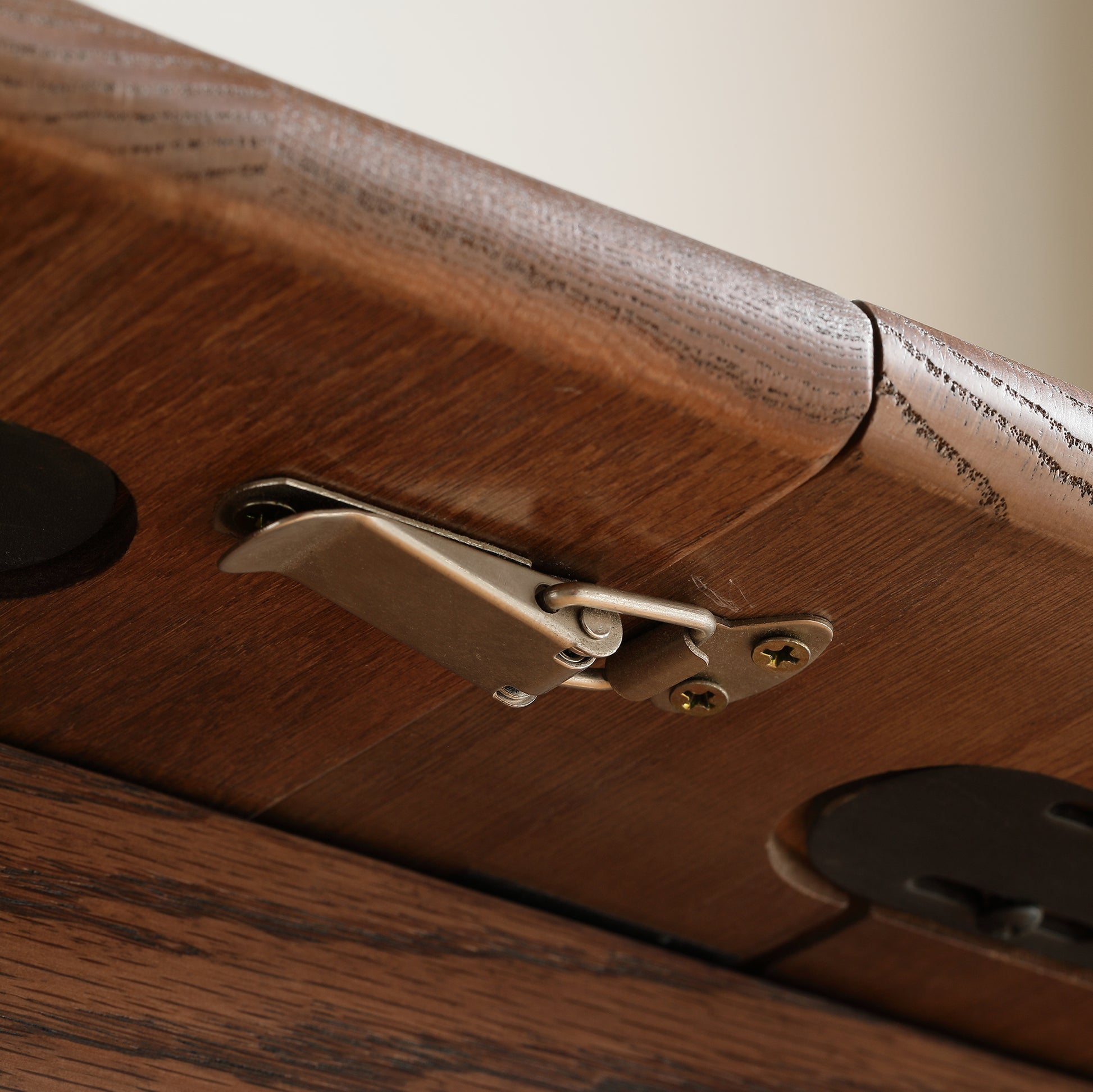 Walnut Color Solid Oak Round Corner Diagonal Leg Telescopic Table 1.2 1.6M, For 6 8 People To Meet Dining Table Wood Walnut Color Walnut Brown Writting Desk Triangular Dining Room Oak Rectangular Kitchen & Dining Tables Solid Wood