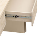 Unique Retro Console Table With Open Style, Two Top Drawers For Entrance, Dinning Room, Living Room Natural Wood Wash Natural Wood Wash Mdf