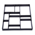 Reusable Concrete Path Maker Molds Square Black Polypropylene