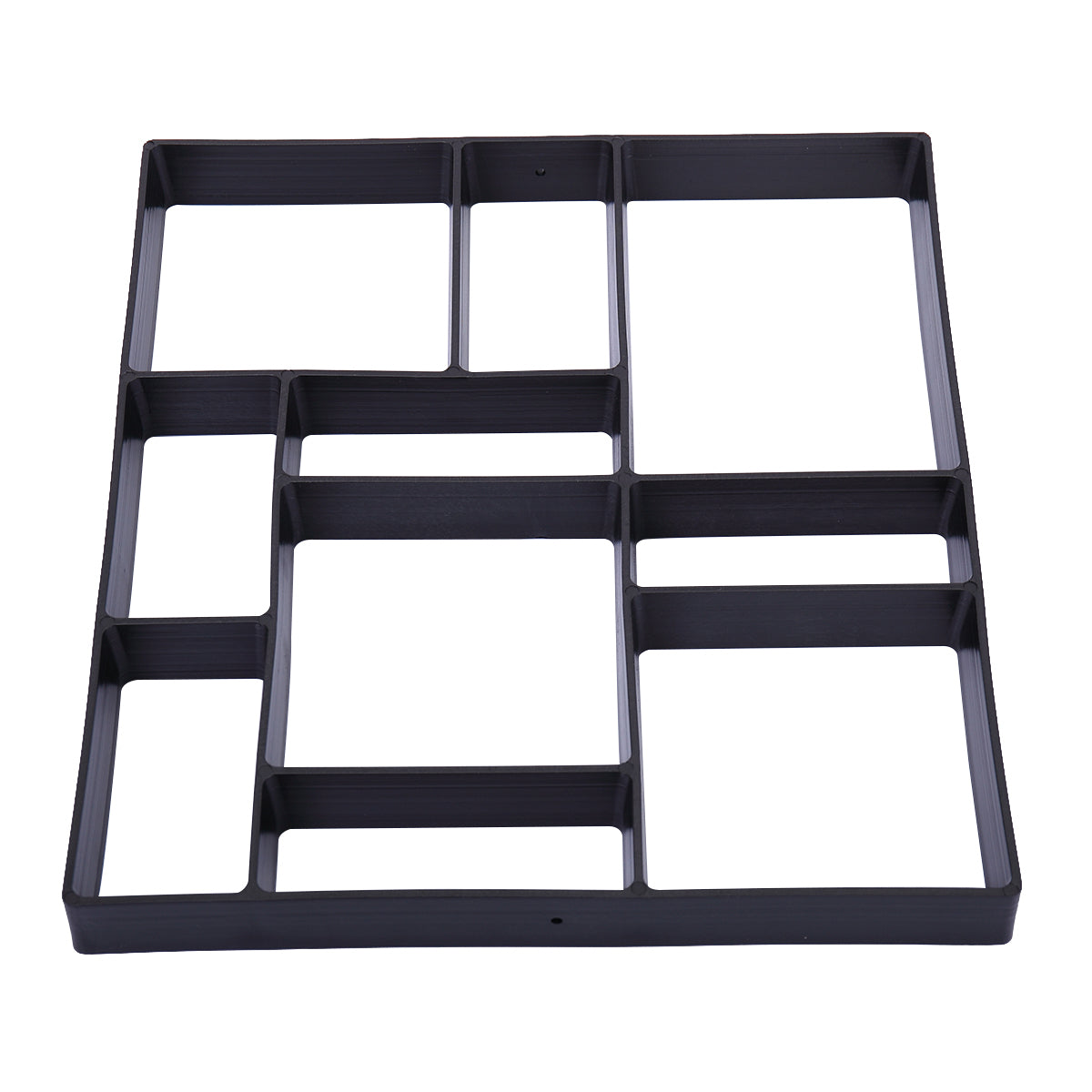 Reusable Concrete Path Maker Molds Square Black Polypropylene