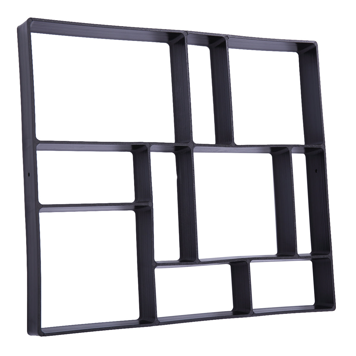 Reusable Concrete Path Maker Molds Square Black Polypropylene