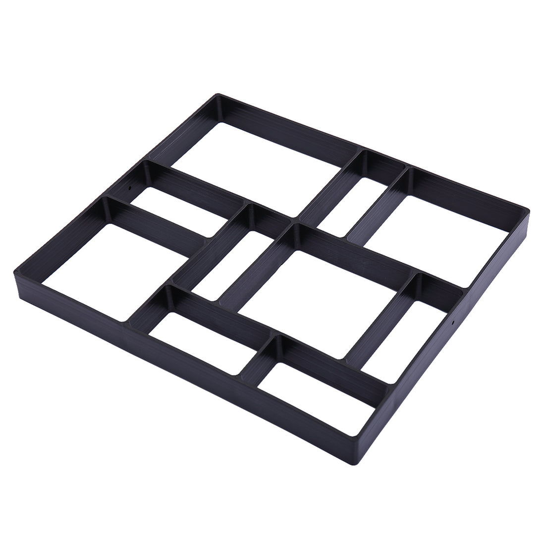 Reusable Concrete Path Maker Molds Square Black Polypropylene
