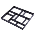Reusable Concrete Path Maker Molds Square Black Polypropylene