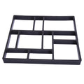 Reusable Concrete Path Maker Molds Square Black Polypropylene