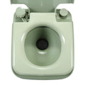 5 Gallon Portable Toilet, Flush Potty, Travel Camping Outdoor Green Hdpe