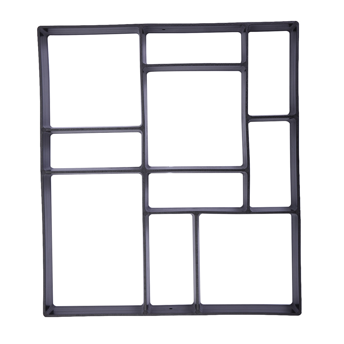 Reusable Concrete Path Maker Molds Square Black Polypropylene