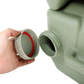 5 Gallon Portable Toilet, Flush Potty, Travel Camping Outdoor Green Hdpe