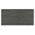 Weathered Grey 2 Drawer Writing Desk Grey Gray Writting Desk Office Contemporary,Modern Rectangular Drawers Desk Polished Wood Sled