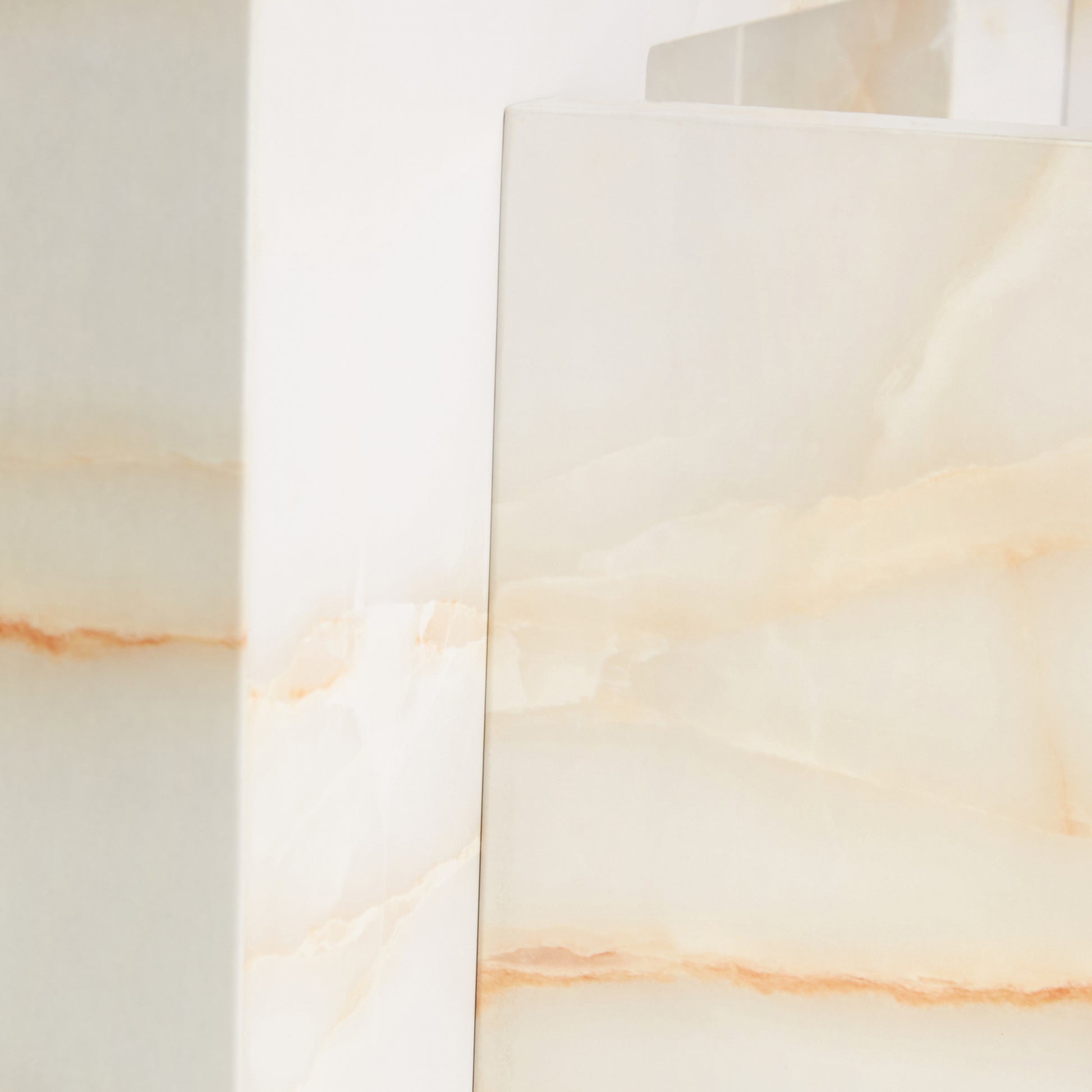 A Modern And Practical Coffee Table With Imitation Marble Patterns, Made Of Mdf Material. The Fusion Of Elegance And Natural Fashion 47.2"* 23.6"* 12 " White Mdf