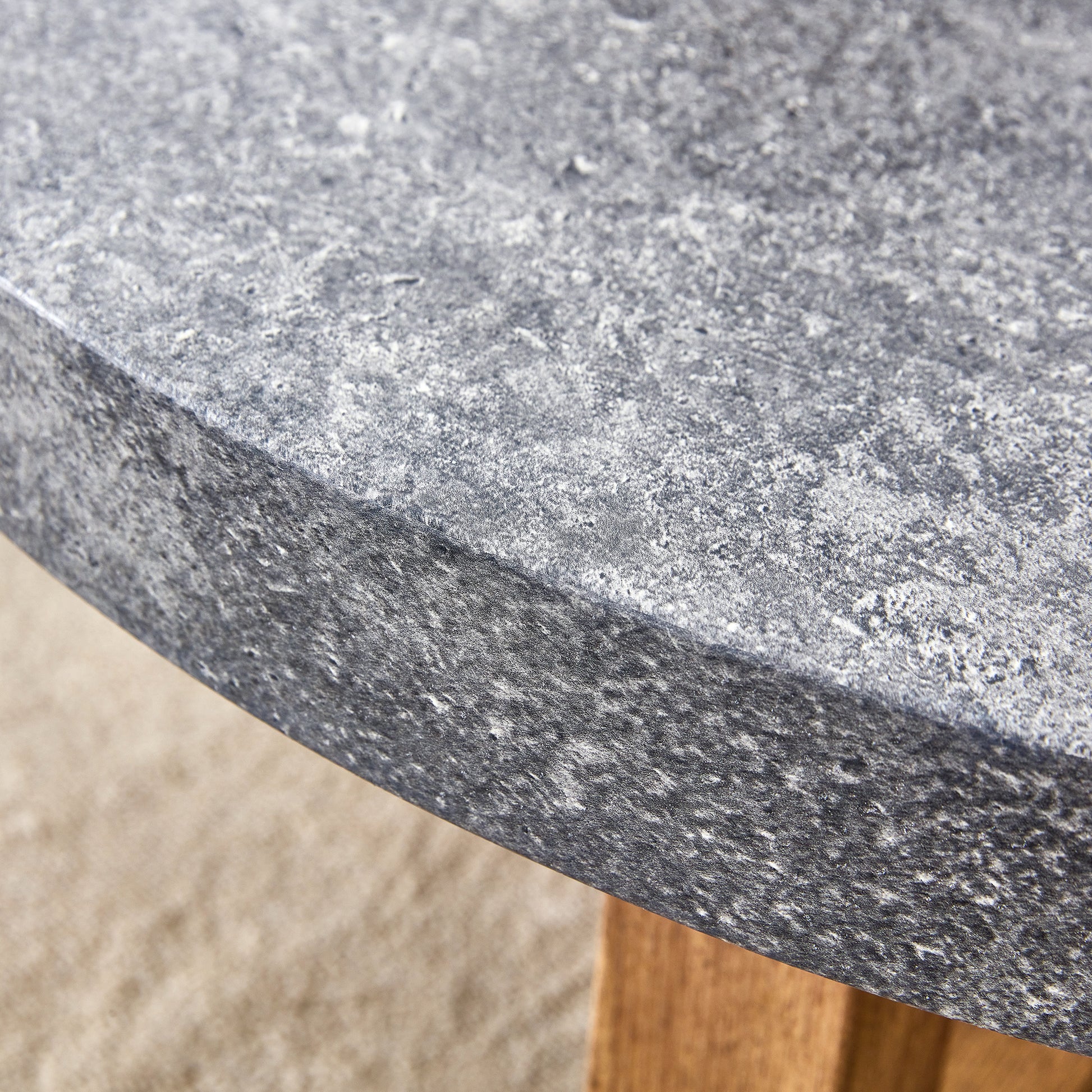 A Modern Retro Circular Coffee Table With A Diameter Of 31.4 Inches, Made Of Mdf Material, Suitable For Living Rooms Grey Mdf