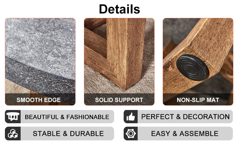 A Modern Retro Circular Coffee Table With A Diameter Of 31.4 Inches, Made Of Mdf Material, Suitable For Living Rooms Grey Mdf