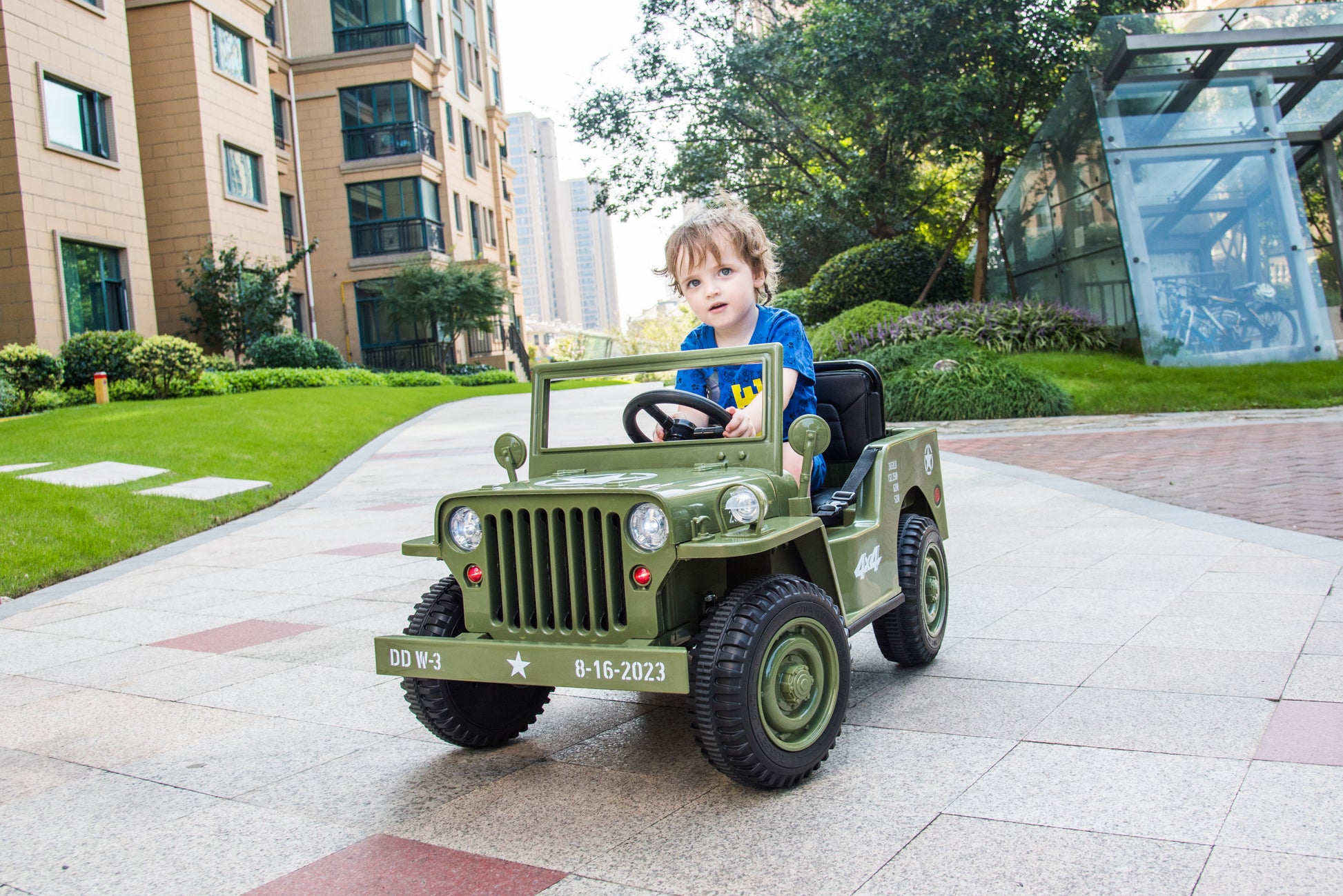 Ride On Car, Kids Electric Car, Tamco Riding Toys For Kids With Remote Control Amazing Gift For 3 6 Years Boys Grils Olive Green 50 99 Lbs 3 To 4 Years Plastic Indoor & Outdoor Use
