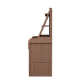 65Inch Garden Potting Bench Table, Fir Wood Workstation With Storage Shelf, Drawer And Cabinet, Brown Brown Water Resistant Frame Garden & Outdoor Rustic Wood