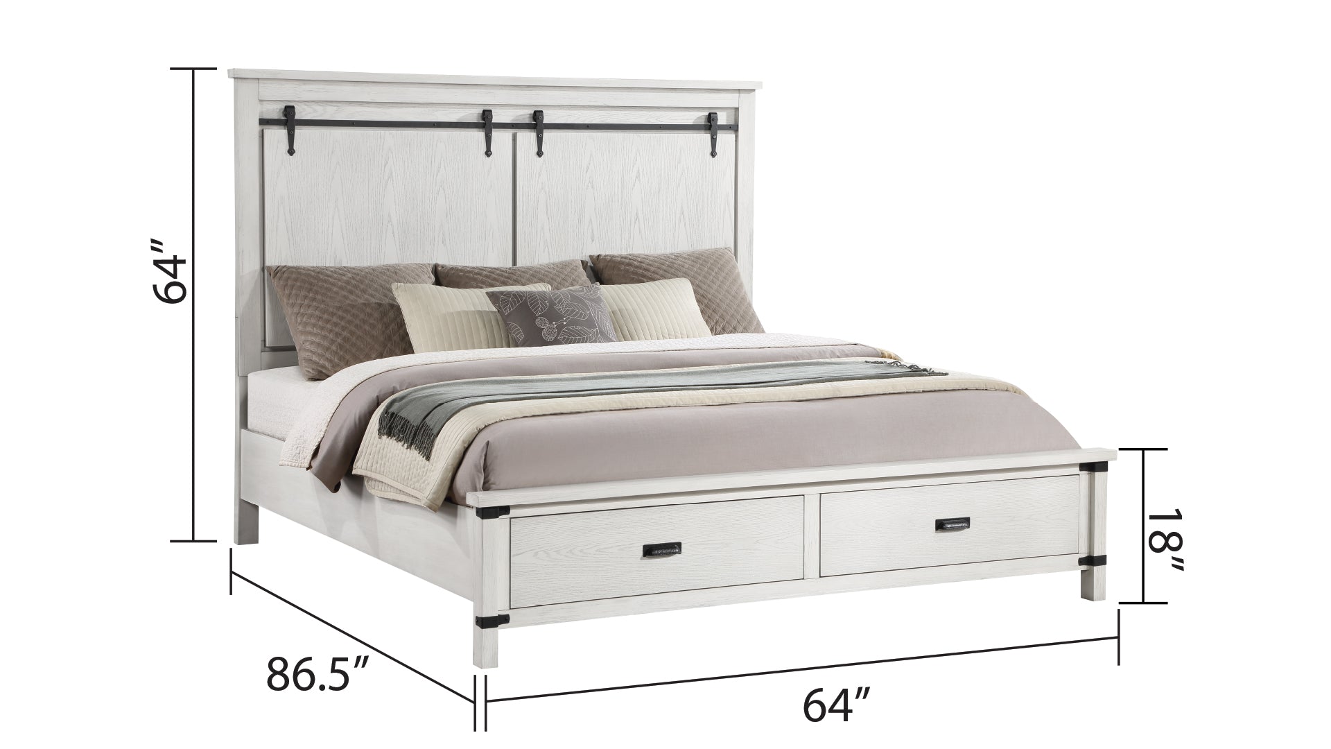 Loretta Modern Style 4 Pc Queen Bedroom Set Made With Wood In Antique White Queen Antique White Wood White 4 Piece Set Bedroom Bed Included,Dresser Included,Mirror Included,Nightstand Included Modern Solid Wood Mdf Wood