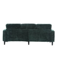 United Storage Sofa Living Room Sofa Cozy Sectional Sofa Emerald Polyester 3 Seat