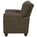 Brown Pillow Top Arm Chair Brown Primary Living Space Traditional Foam Upholstered