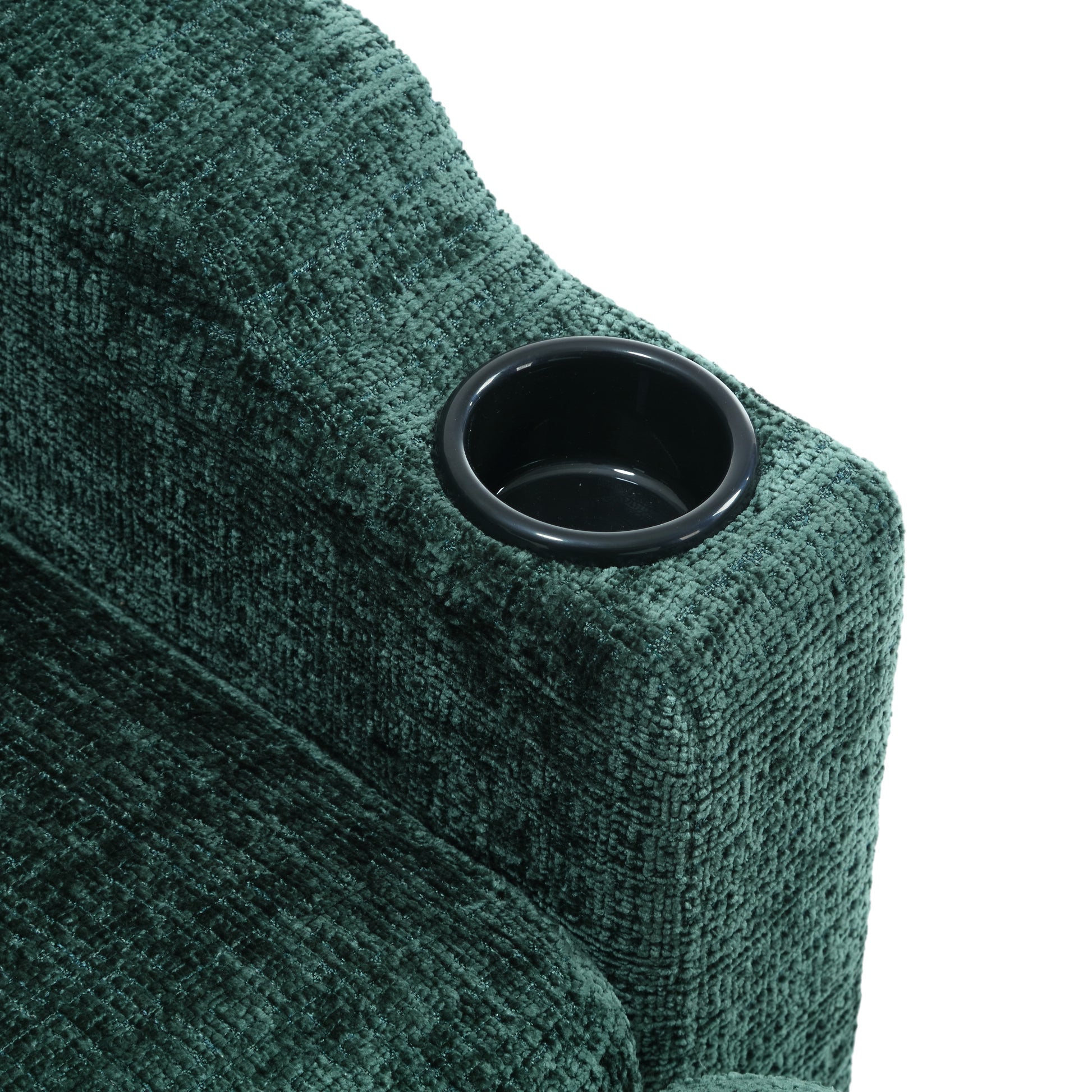United Storage Sofa Living Room Sofa Cozy Sectional Sofa Emerald Polyester 3 Seat