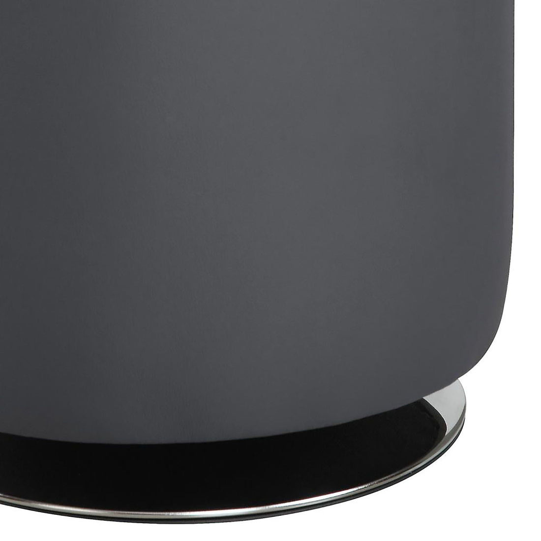 Grey Round Ottoman Grey Primary Living Space Contemporary,Modern Foam Upholstered