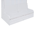 Queen Size Murphy Bed Wall Bed With Cushion,White Queen White Mdf Lvl