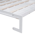Queen Size Murphy Bed Wall Bed With Cushion,White Queen White Mdf Lvl