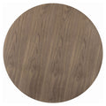 Brown And Black Round Dining Table Brown Dining Room Contemporary,Modern Round Kitchen & Dining Tables Wood Pedestal