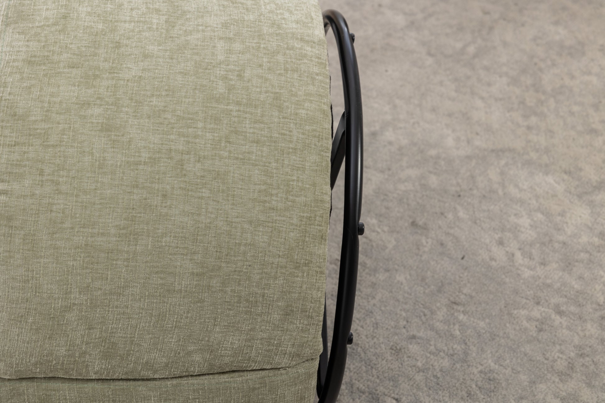 037 Chenille Fabric Swivel Accent Armchair Barrel Chair With Black Powder Coating Metal Ring,Light Green Light Green Primary Living Space Modern Eucalyptus Foam Chenille