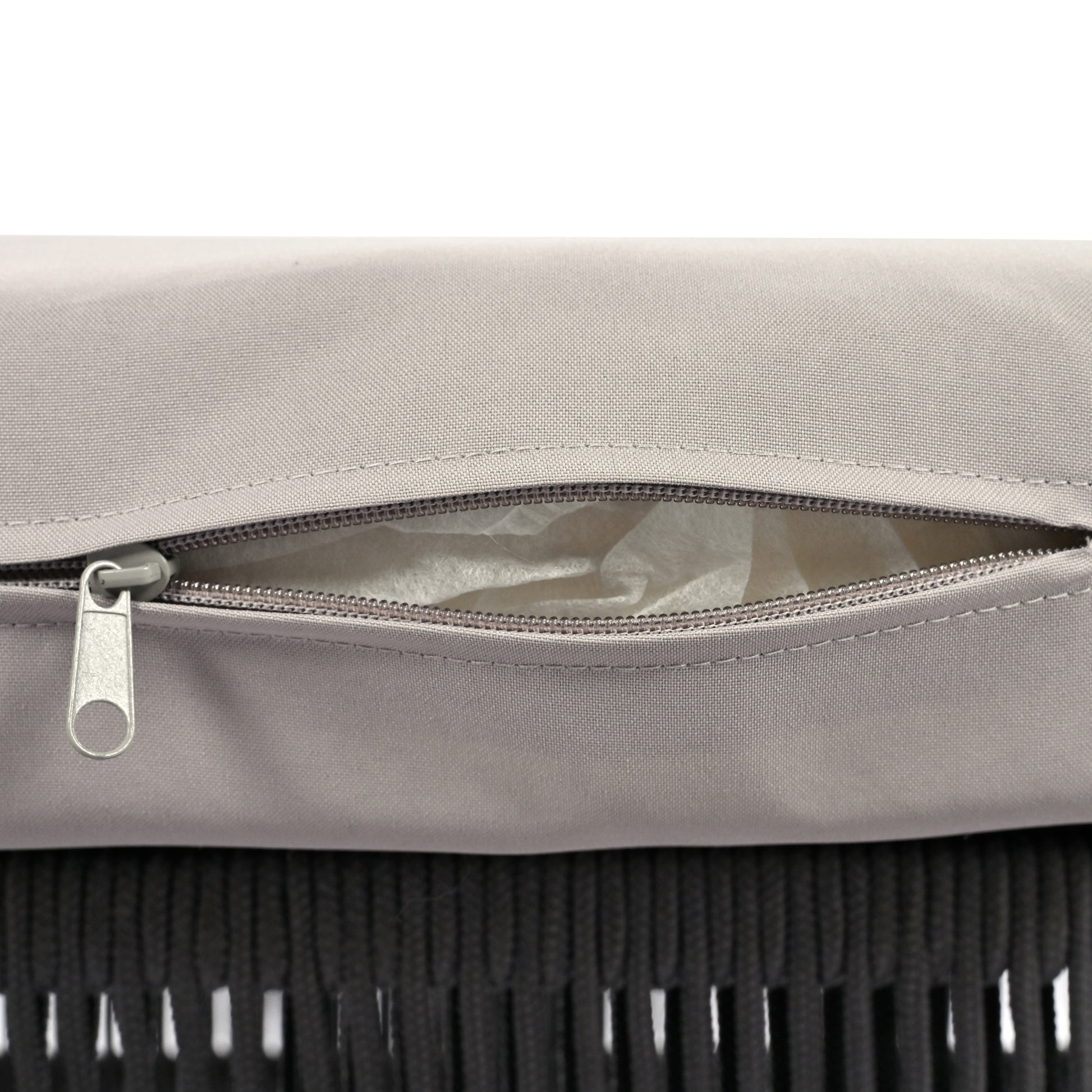 K&K 4 Piece Rope Patio Furniture Set, Outdoor Furniture With Tempered Glass Table, Patio Conversation Set Deep Seating With Thick Cushion For Backyard Porch Balcony Grey Yes Complete Patio Set Grey Weather Resistant Frame Fade Resistant Cushion Garden &