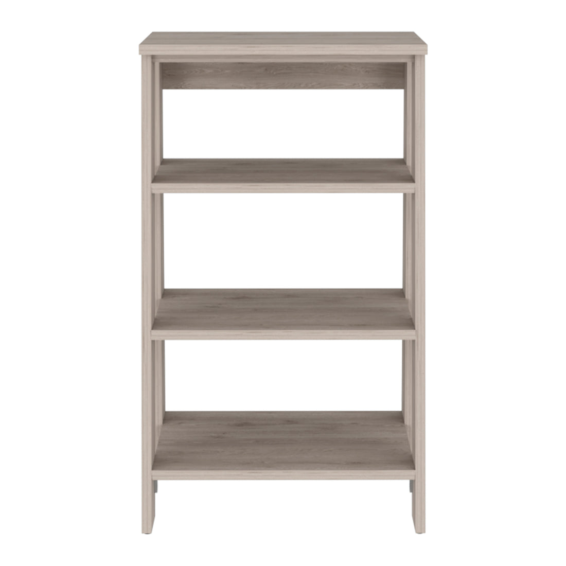 Cabinet 30" H, Four Shelves, Vertical, Light Gray Gray Particle Board Particle Board