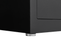 1.7 Cubic Feet Black Steel Safe, With Dual Alarms And Digital Touch Screen For Homes, Hotels, Offices And More. Black Steel Steel