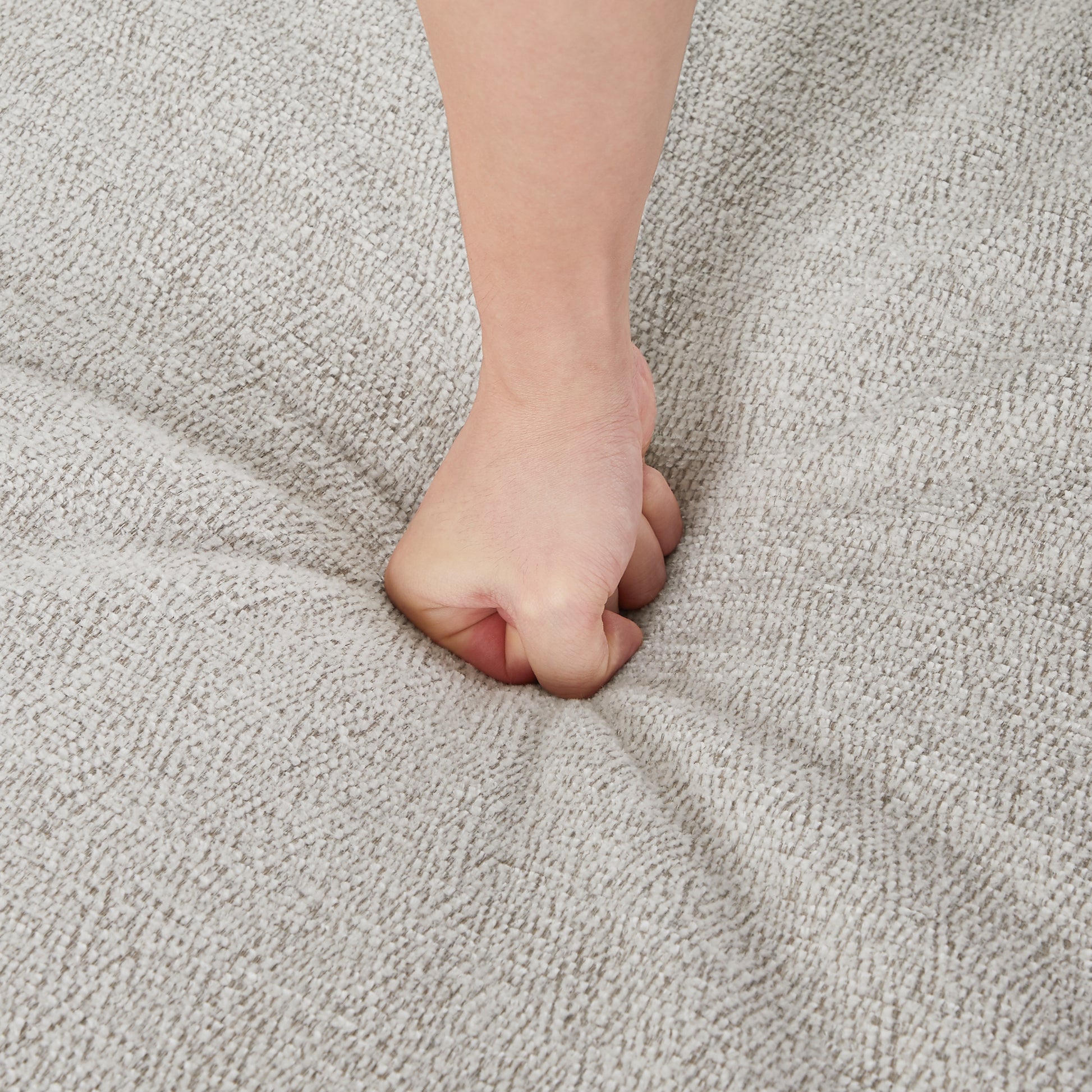 Chenille Modern Upholstered Sofas 1 Seater Couches With Nails And Armrests White White Primary Living Space American Design Polyester Chenille