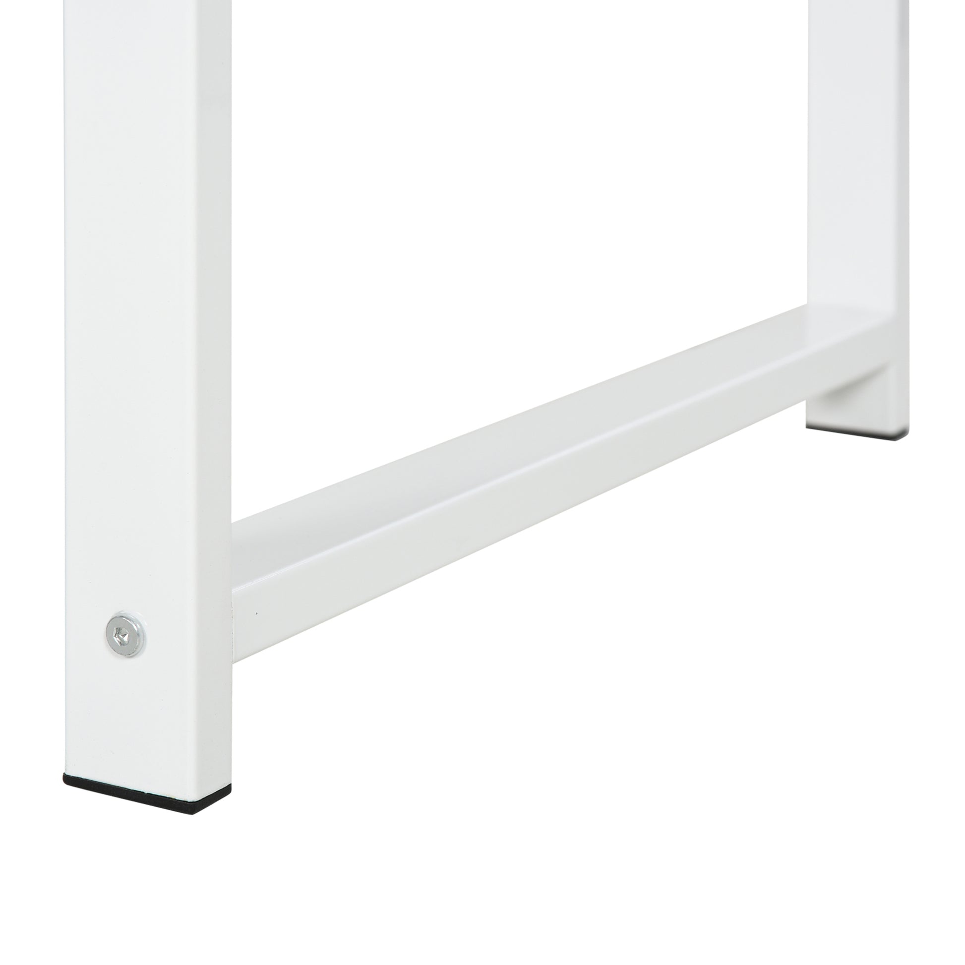 Homcom 88" Extra Long 2 Person Computer Desk With Storage Shelves Combo, Double Workstation Storage Study Writing Table For Home Office, Bookshelf, Natural Wood Color Natural Particle Board