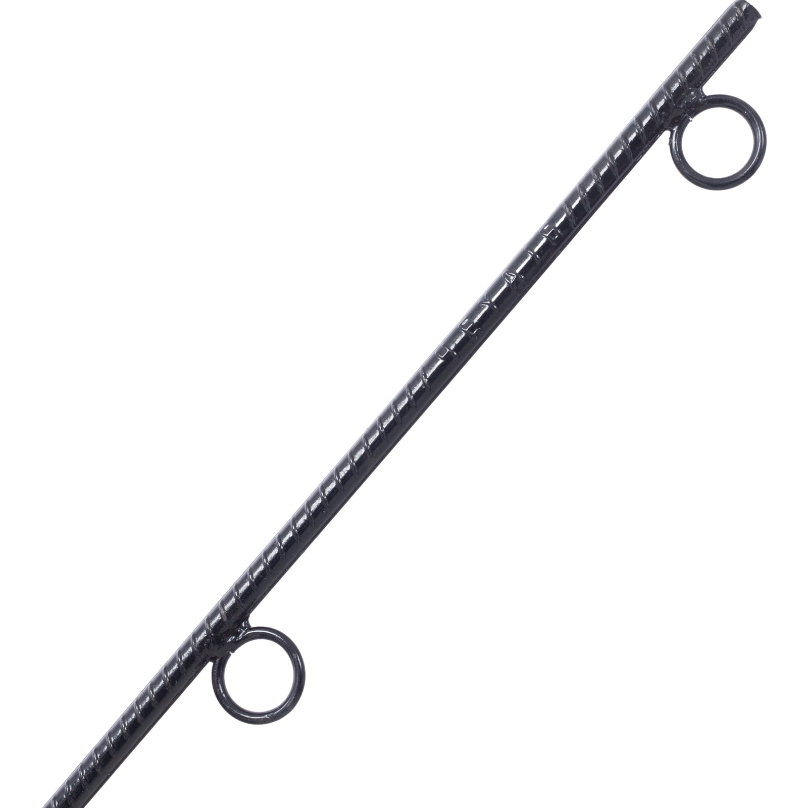 Rebar Stake With Loop 4Pcs Grip Rebar 5 8X 55.5 Inch Steel Durable Heavy Duty Tent Canopy Ground Stakes With Angled Ends And 1 Inch Loops For Campsites And Canopies Black Steel