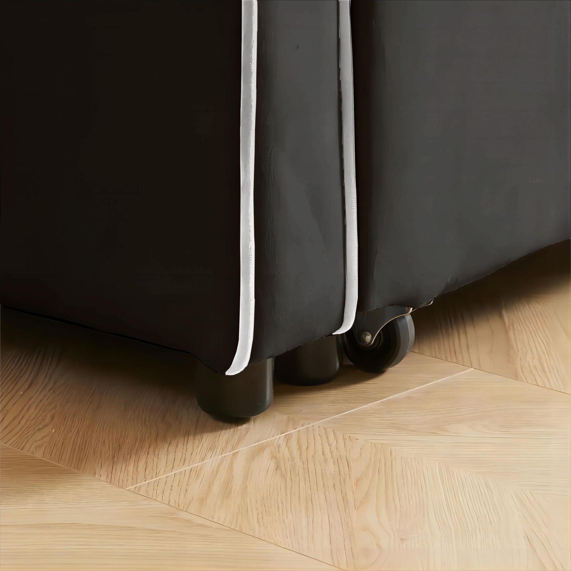 3 In 1 Sofa Bed, Convertible Sleeper Chair Sofa Bed Adjustable Pull Out Sleeper Chair Bed Multi Pockets Folding Sofa Bed For Living Room Bedroom Small Space Black Black Velvet 1 Seat