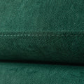 Modern Armless Loveseat Couch,Armless Settee Bench, Emerald Cotton Linen 59.8'' Emerald Foam Cotton Linen 2 Seat